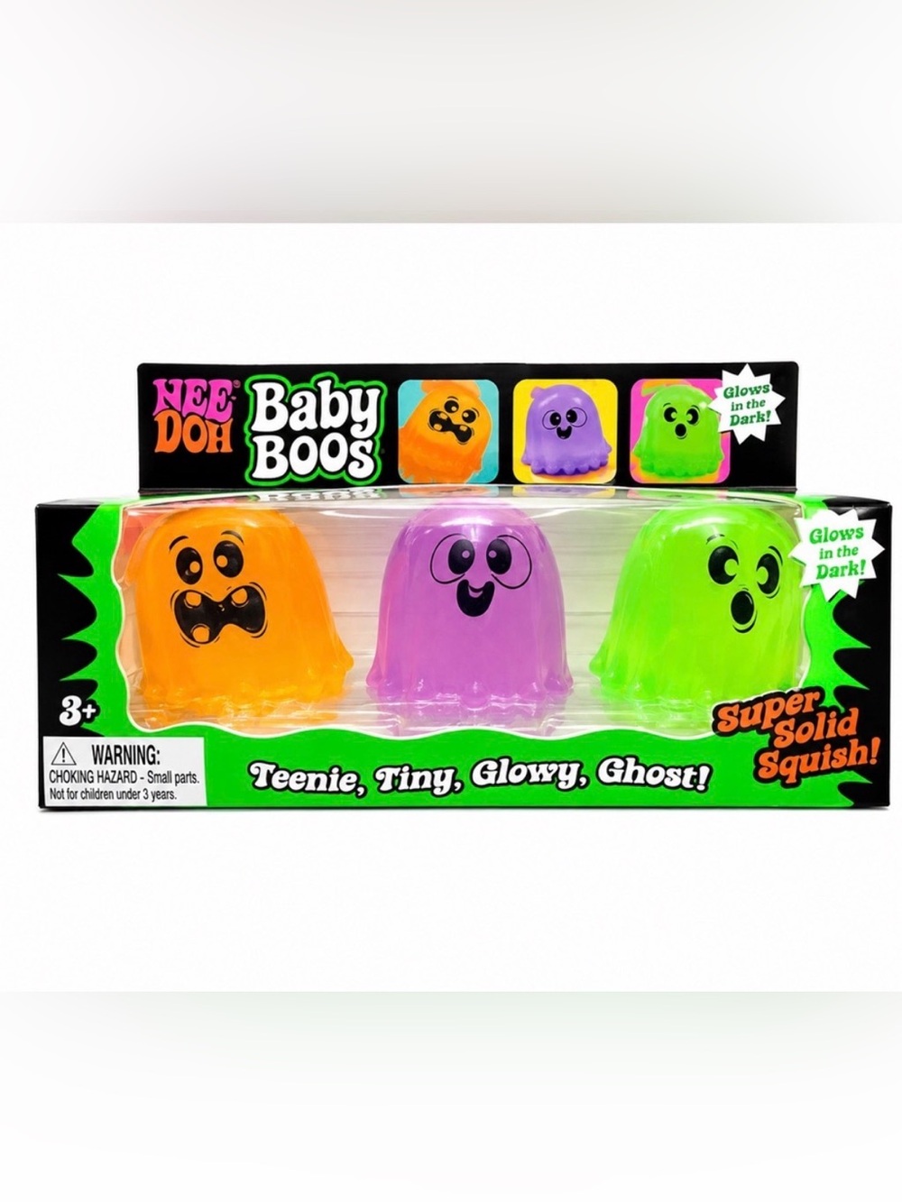 Schylling NeeDoh Baby Boos 3-Pack - RARE - NWT π»